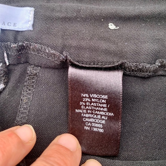 💛 Camber & Grace Black Slim Pull-On Pants - Size Small - Picture 5 of 6